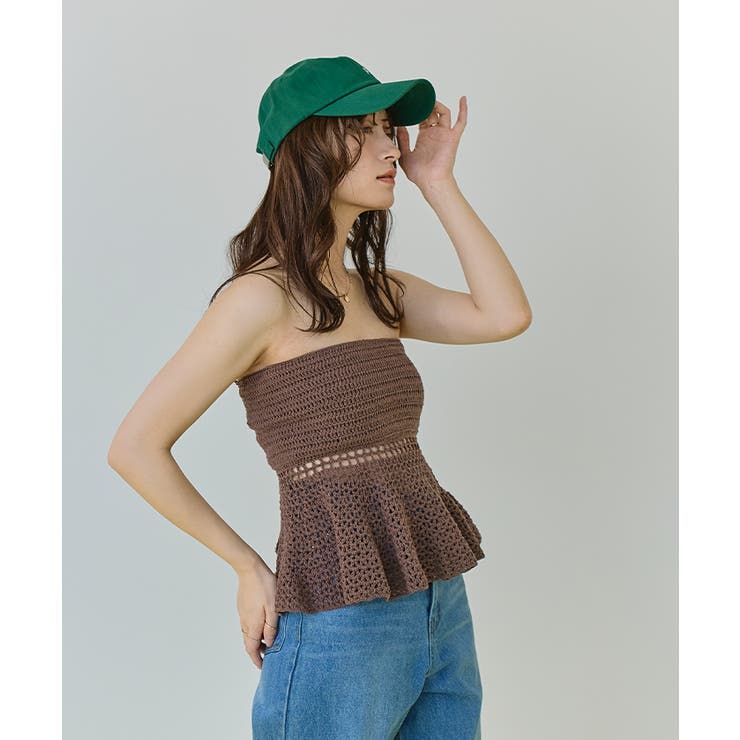 ペプラムクロシェビキニ/水着【SEADRESS シードレス】 | titivate | 詳細画像7 