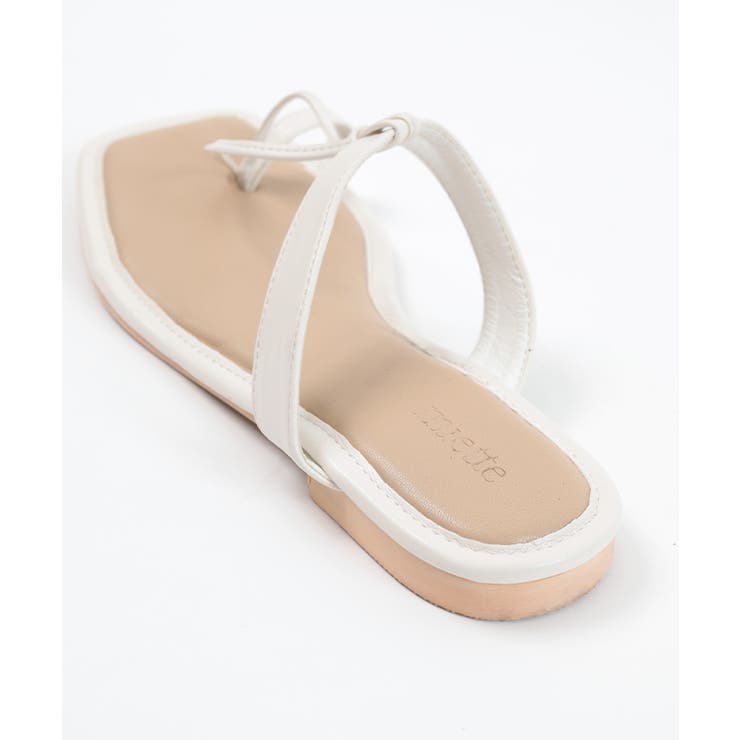 スクエアトゥセンターラインデザインサンダル【miette ミエット】 | titivate | 詳細画像17 