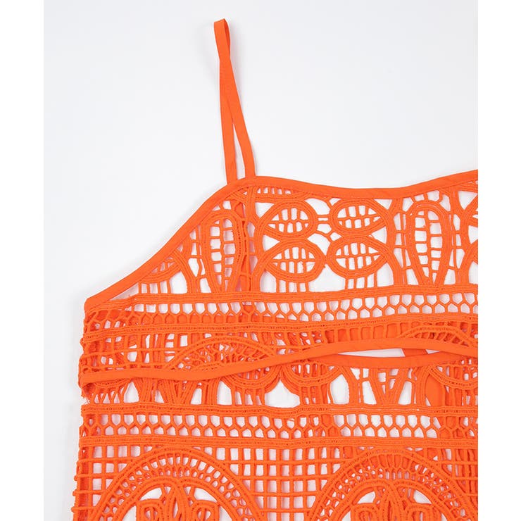 バックベルトレースキャミソールワンピース【miette ミエット】 | titivate | 詳細画像5 