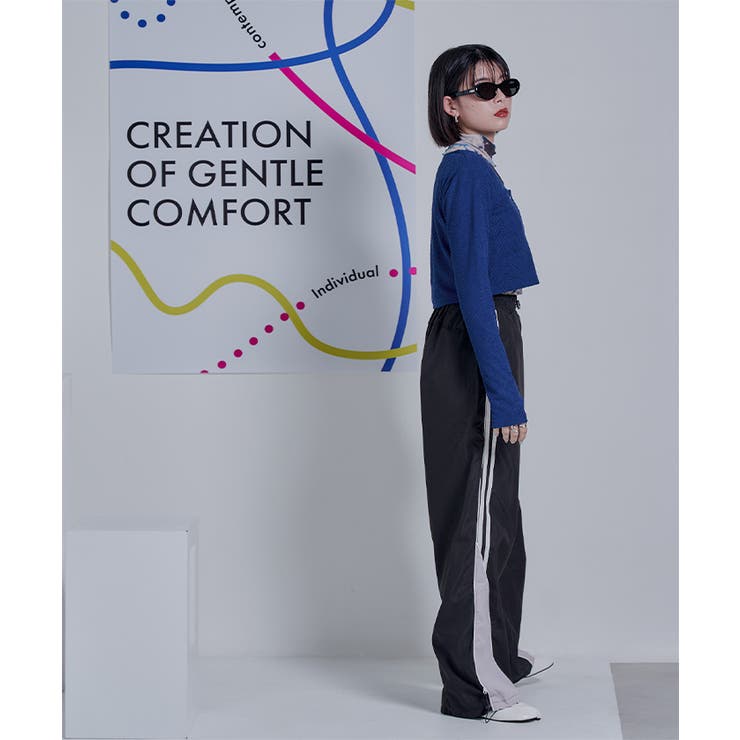 パイルジャガードUネックショートトップス【miette ミエット】 | titivate | 詳細画像12 