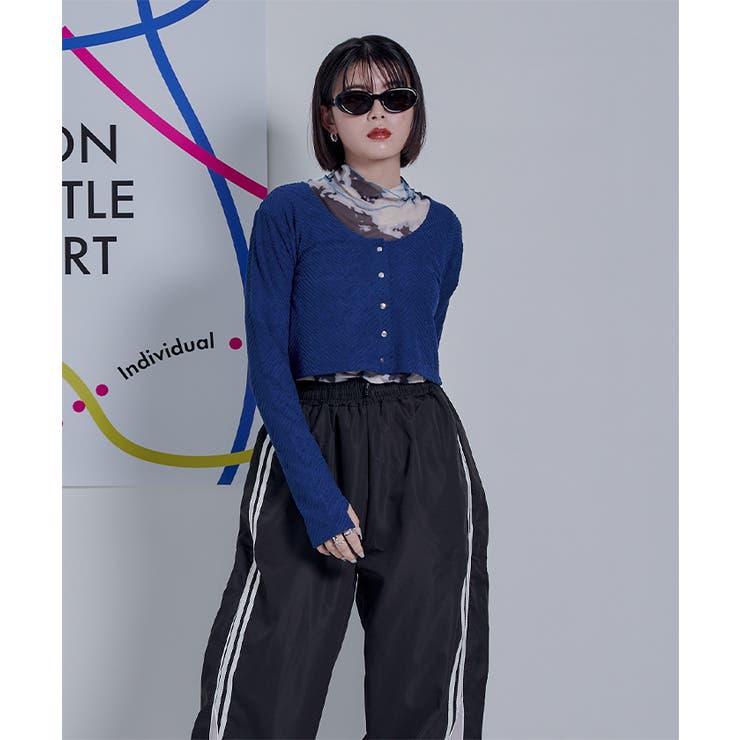 パイルジャガードUネックショートトップス【miette ミエット】 | titivate | 詳細画像14 