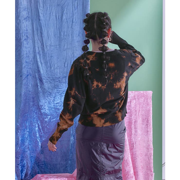 ムラ染めパフスリーブカーディガン【miette ミエット】 | titivate | 詳細画像8 