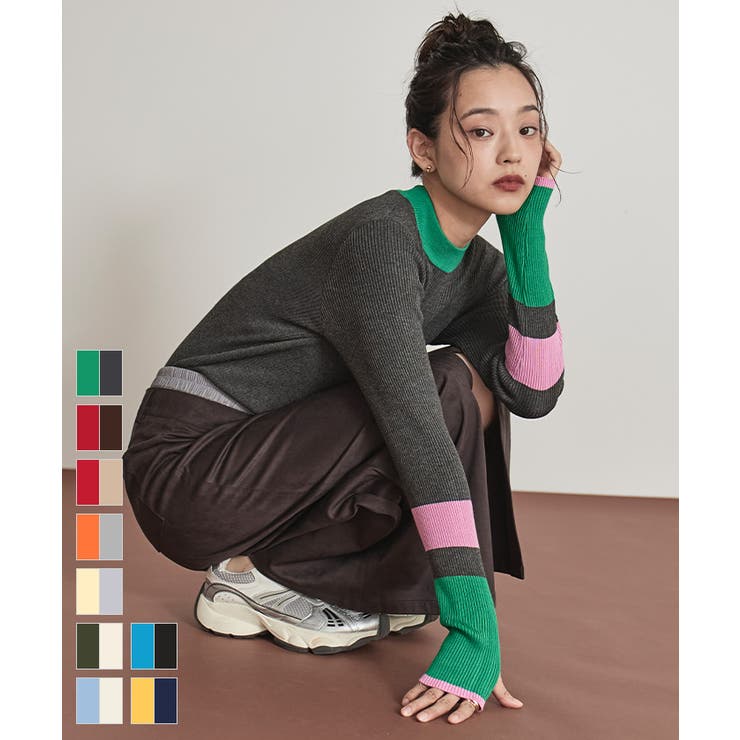 Green Clothing 5フィンガーリブニットグローブ Mサイズ