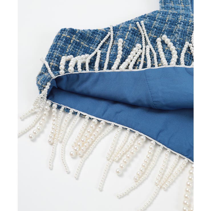 パールフリンジツイードビスチェ【miette ミエット】 | titivate | 詳細画像18 