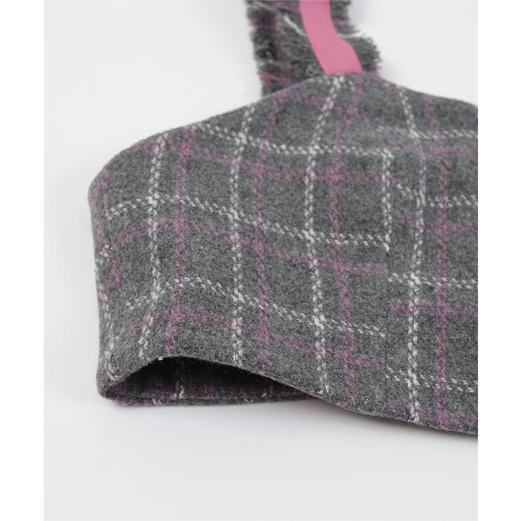 チェック柄フリンジビスチェ【miette ミエット】 | titivate | 詳細画像16 