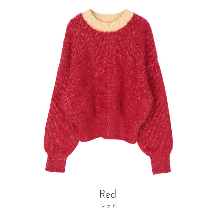 ミックスシャギーボリュームスリーブニット【miette ミエット】 | titivate | 詳細画像3 