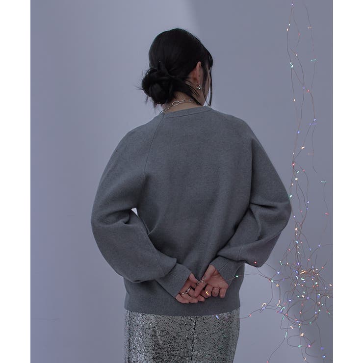 カラフルロゴプリントスウェットライクニット【miette ミエット】 | titivate | 詳細画像9 