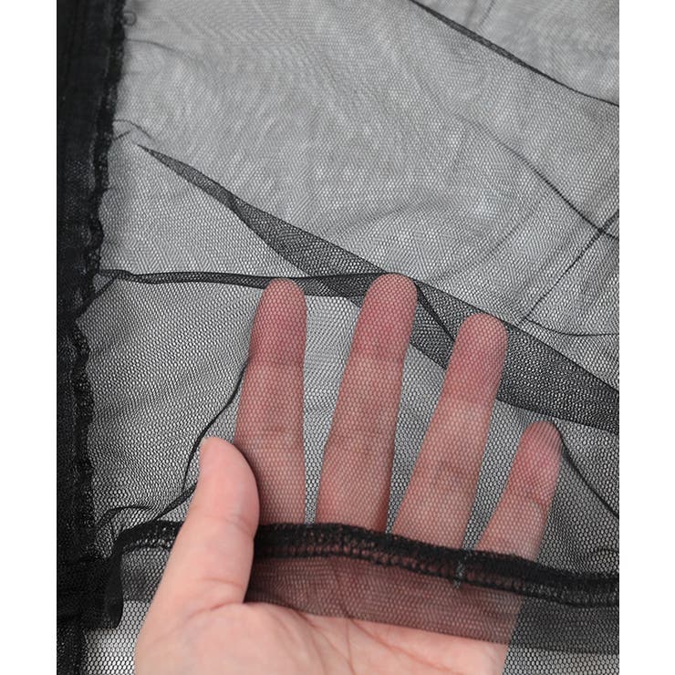 チュールフロントシャーリングトップス【miette ミエット】 | titivate | 詳細画像18 