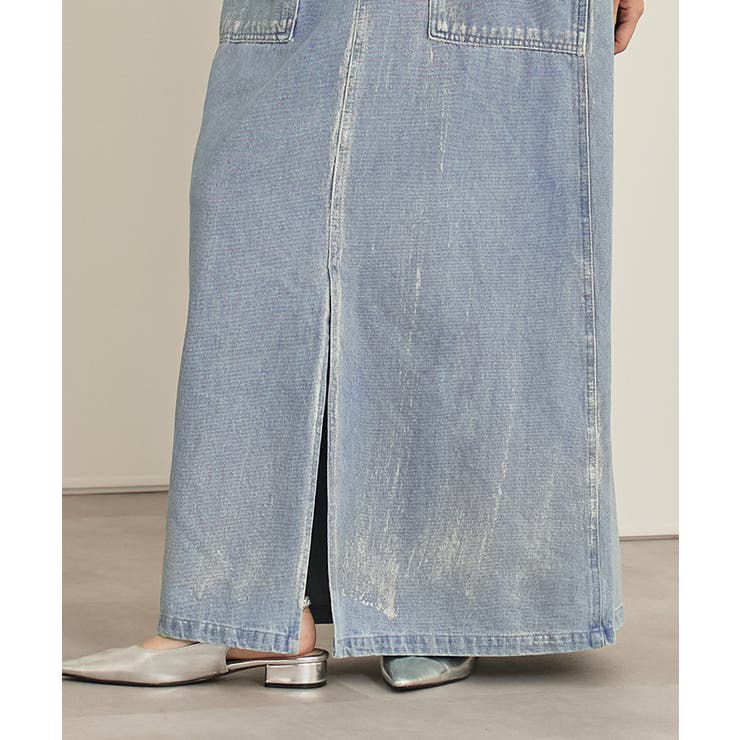 箔加工デニムベイカースカート【miette ミエット】 | titivate | 詳細画像8 