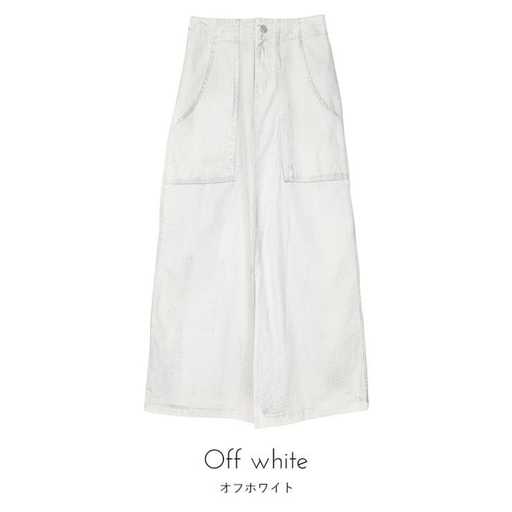 箔加工デニムベイカースカート【miette ミエット】 | titivate | 詳細画像4 