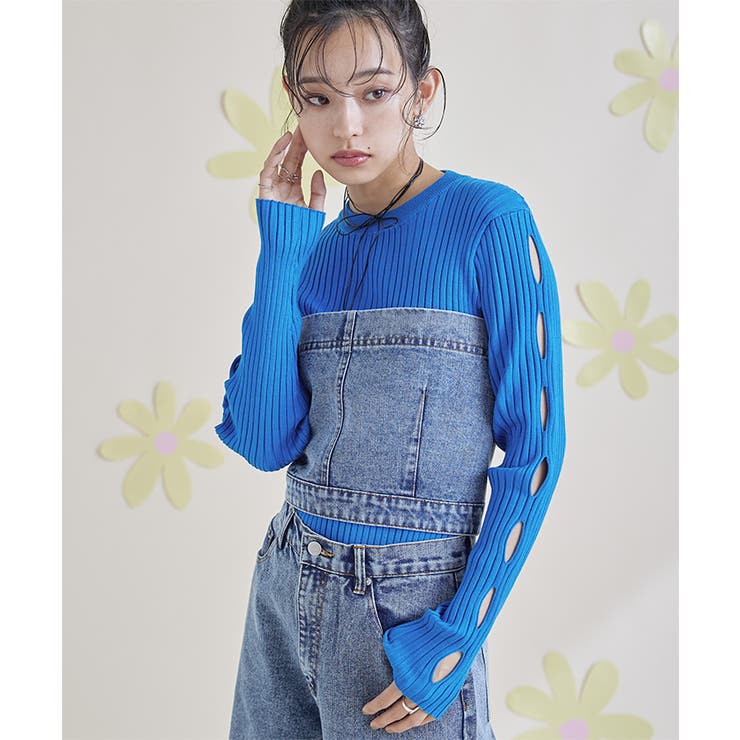 デニムベアビスチェ【miette ミエット】 | titivate | 詳細画像14 