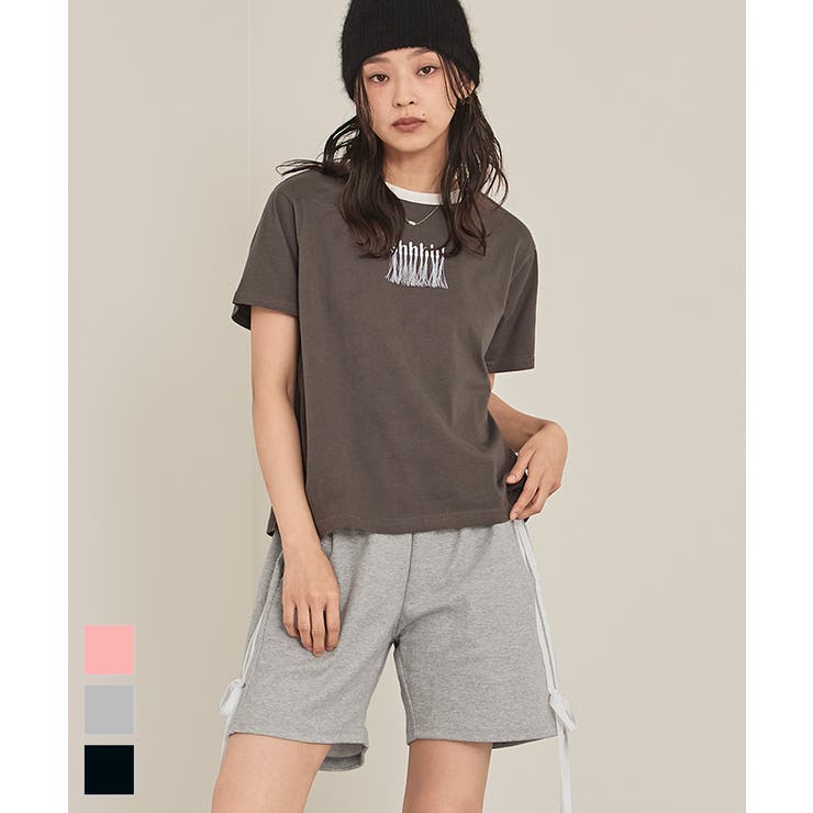 サイドラインリボンショートパンツ【miette ミエット】 | titivate | 詳細画像1 