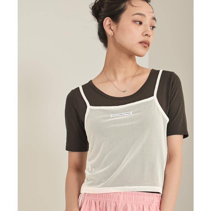 ロゴタグシアーキャミソールビスチェ【miette ミエット】 | titivate | 詳細画像9 