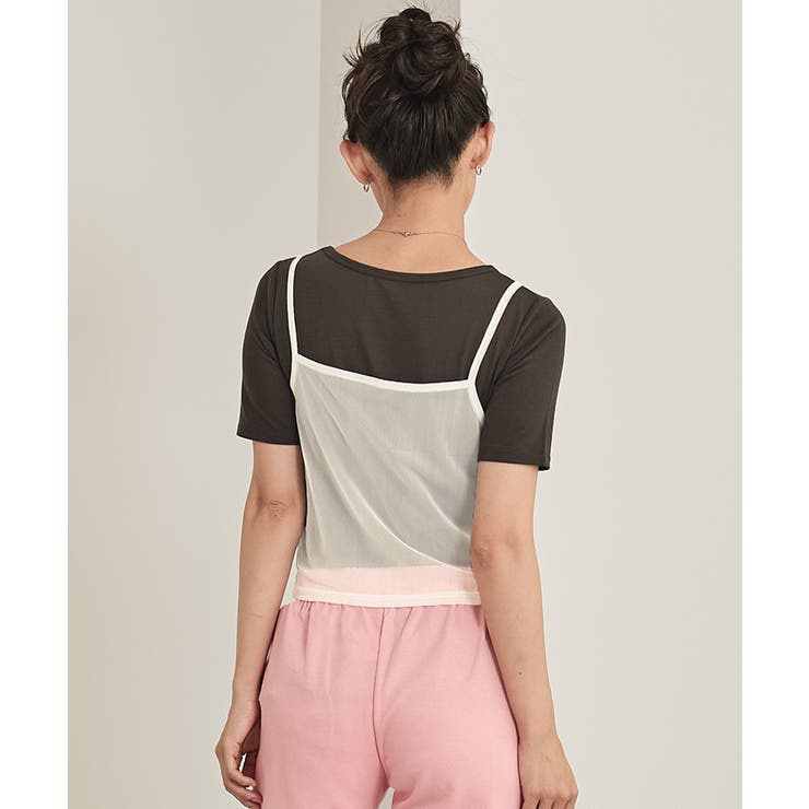 ロゴタグシアーキャミソールビスチェ【miette ミエット】 | titivate | 詳細画像10 