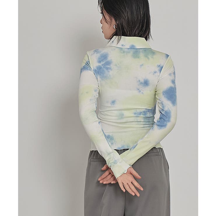 フロントボタンムラ染めリブトップス【miette ミエット】 | titivate | 詳細画像5 