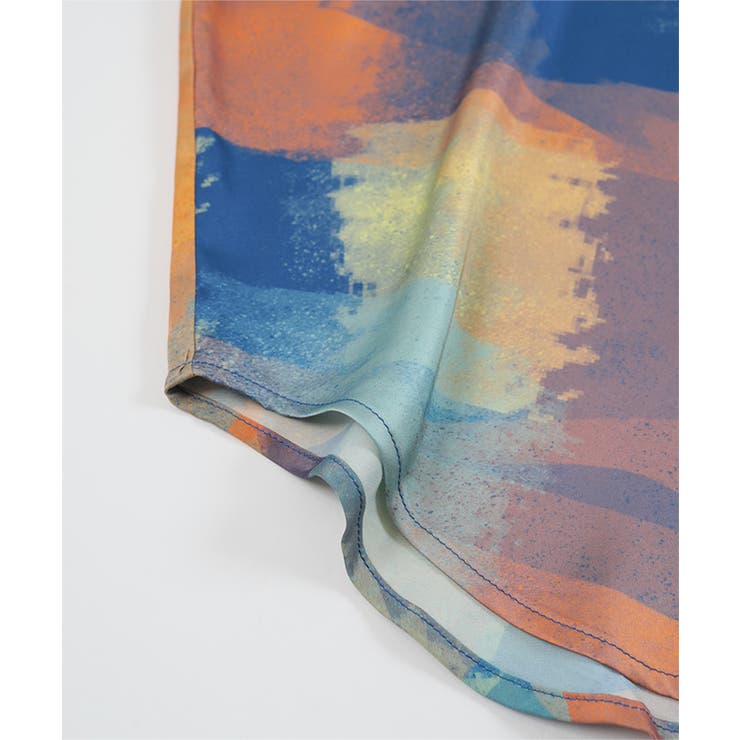 シルバーボタンプリントハイネックシャツ【miette ミエット】 | titivate | 詳細画像16 