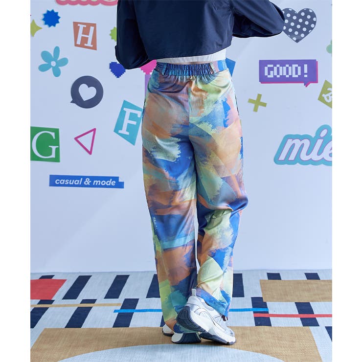 プリントワイドパンツ【miette ミエット】 | titivate | 詳細画像11 