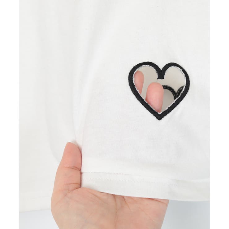 ハートカットTシャツ【miette ミエット】 | titivate | 詳細画像23 