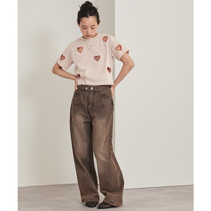 ハートカットTシャツ【miette ミエット】 | titivate | 詳細画像2 