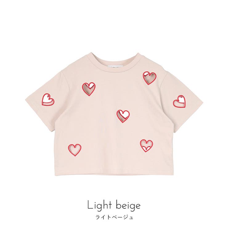 ハートカットTシャツ【miette ミエット】 | titivate | 詳細画像7 