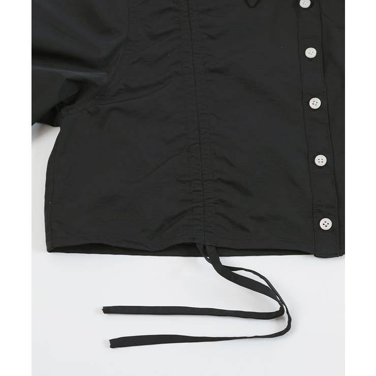 ドローストリングクロップドシャツ【miette ミエット】 | titivate | 詳細画像17 