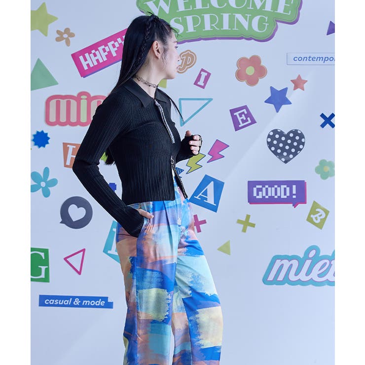 ランダムリブダブルジップカーディガン【miette ミエット】 | titivate | 詳細画像9 