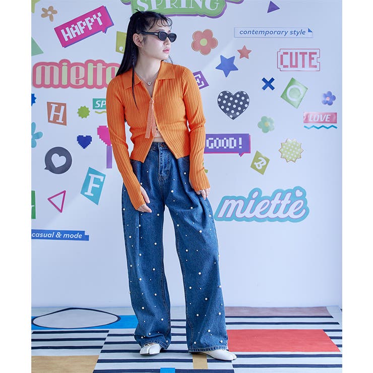 ランダムリブダブルジップカーディガン【miette ミエット】 | titivate | 詳細画像11 