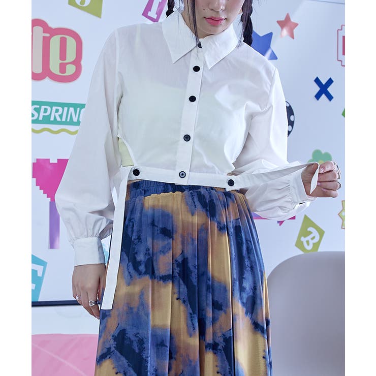 サイドカットショートシャツ【miette ミエット】 | titivate | 詳細画像5 