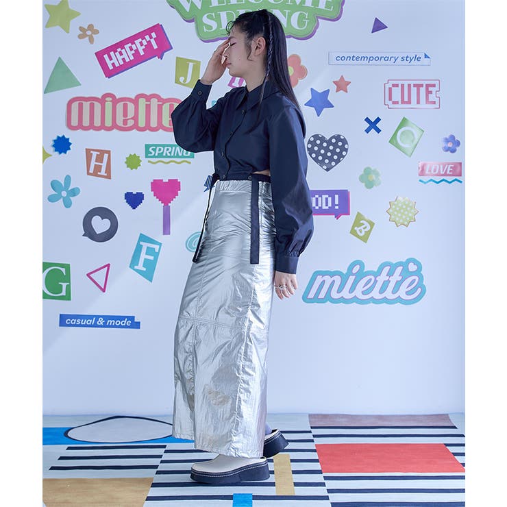 サイドカットショートシャツ【miette ミエット】 | titivate | 詳細画像13 