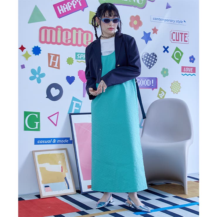 ビットストラップUネックワンピース【miette ミエット】 | titivate | 詳細画像10 