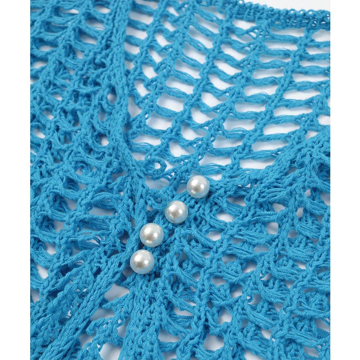 パールボタンメッシュ編みカーディガン【miette ミエット】 | titivate | 詳細画像17 