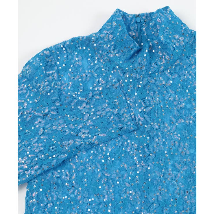 スパンコールレースハイネックトップス【miette ミエット】 | titivate | 詳細画像16 