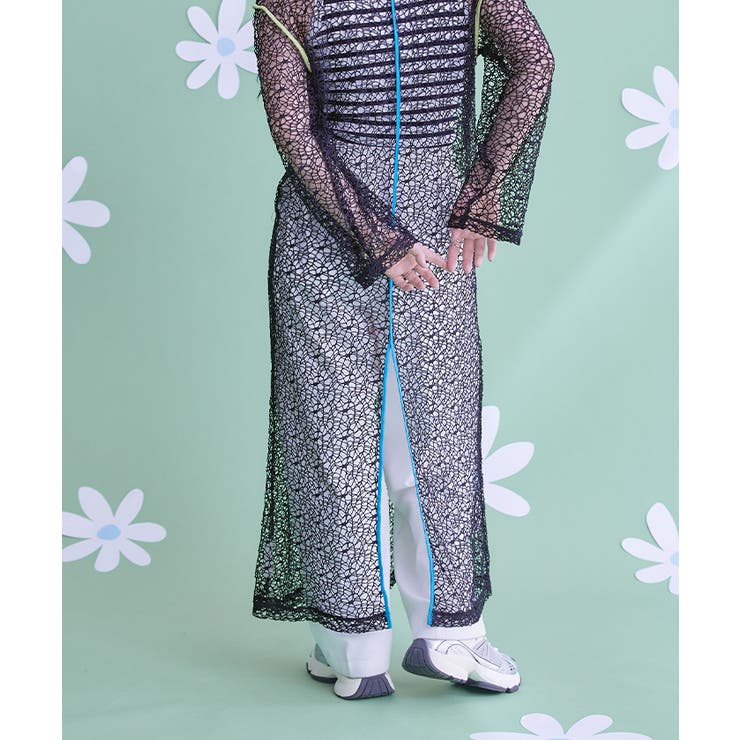 幾何学メッシュワンピース【miette ミエット】 | titivate | 詳細画像10 