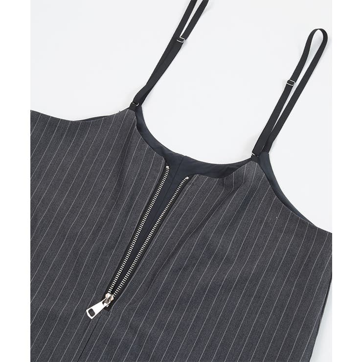 ピンストライプキャミソールオールインワン【miette ミエット】 | titivate | 詳細画像15 