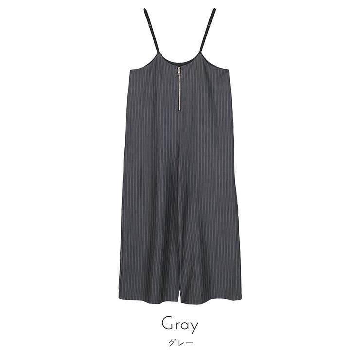 ピンストライプキャミソールオールインワン【miette ミエット】 | titivate | 詳細画像2 