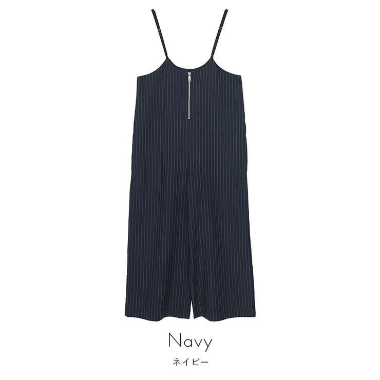 ピンストライプキャミソールオールインワン【miette ミエット】 | titivate | 詳細画像3 