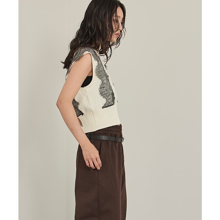 Vネックレースベスト【miette ミエット】 | titivate | 詳細画像14 