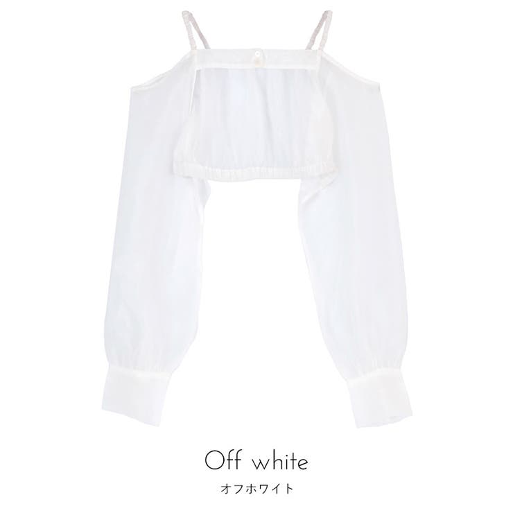 オフショルダーシアーアームボレロ【miette ミエット】 | titivate | 詳細画像9 