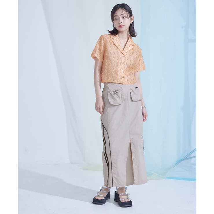 フロントポケットトラックスカート【miette ミエット】 | titivate | 詳細画像5 