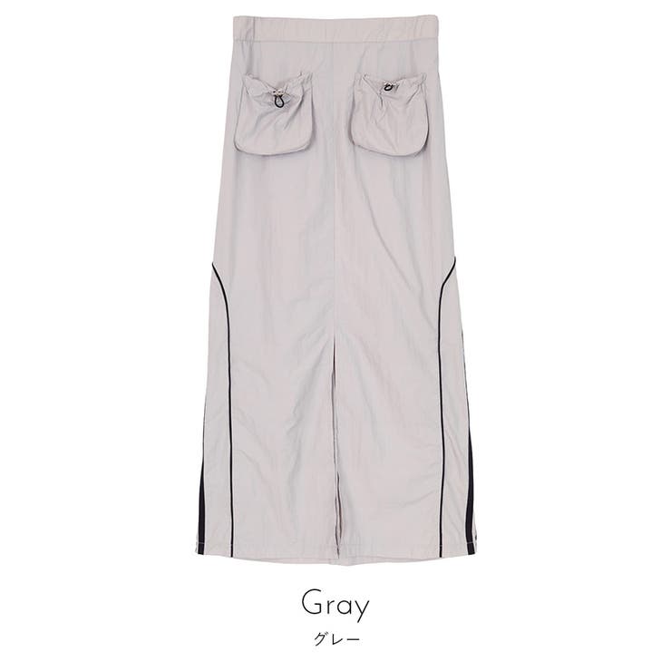 フロントポケットトラックスカート【miette ミエット】 | titivate | 詳細画像3 