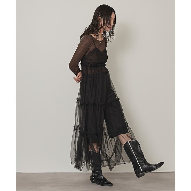 チュールティアードドレス【miette ミエット】 | titivate | 詳細画像11 