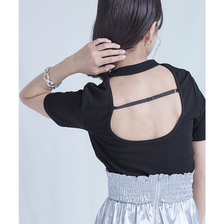 バックオープンリブトップス【miette ミエット】 | titivate | 詳細画像9 