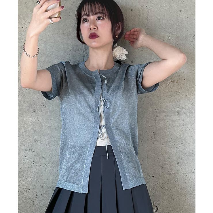 フロントリボンラメシアートップス【miette ミエット】 | titivate | 詳細画像13 
