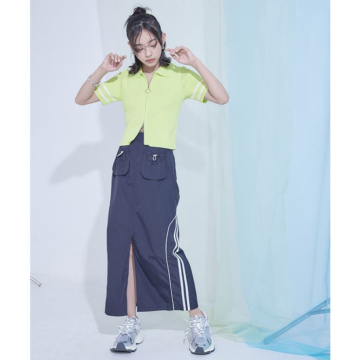 ダブルジップ半袖トップス【miette ミエット】 | titivate | 詳細画像7 