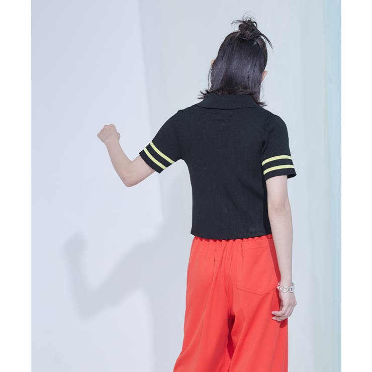 ダブルジップ半袖トップス【miette ミエット】 | titivate | 詳細画像14 