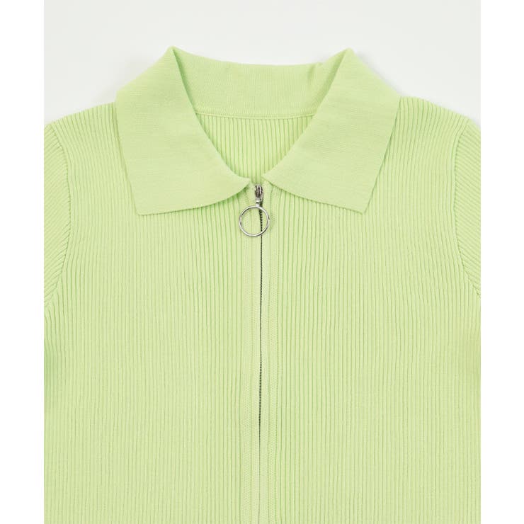 ダブルジップ半袖トップス【miette ミエット】 | titivate | 詳細画像15 