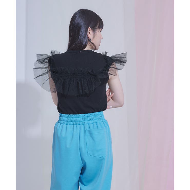 チュールフリルトップス【miette ミエット】 | titivate | 詳細画像8 