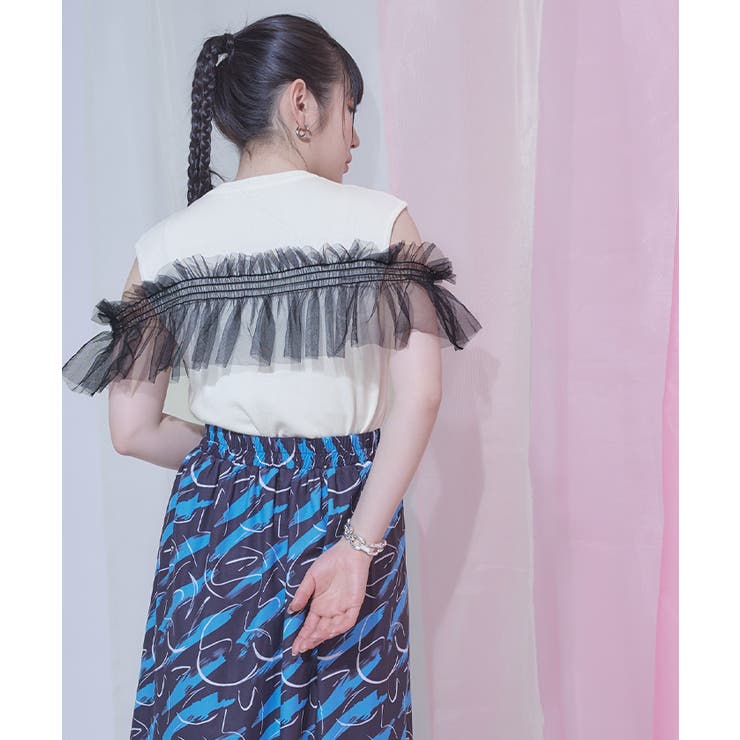 チュールフリルトップス【miette ミエット】 | titivate | 詳細画像10 