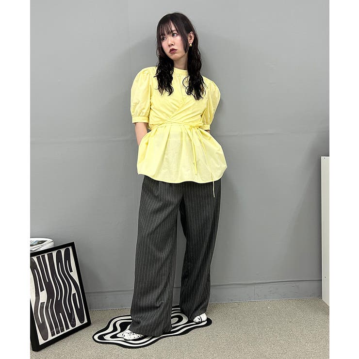 カシュクールパフスリーブブラウス【miette ミエット】 | titivate | 詳細画像7 