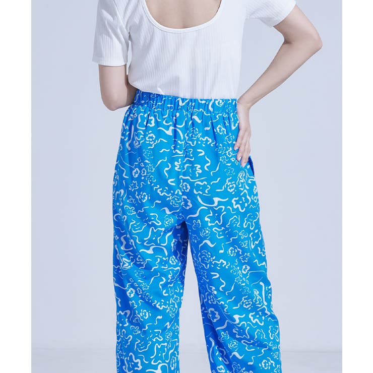 プリントワイドイージーパンツ【miette ミエット】 | titivate | 詳細画像5 